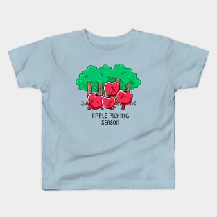 Apple Picking Kids T-Shirt